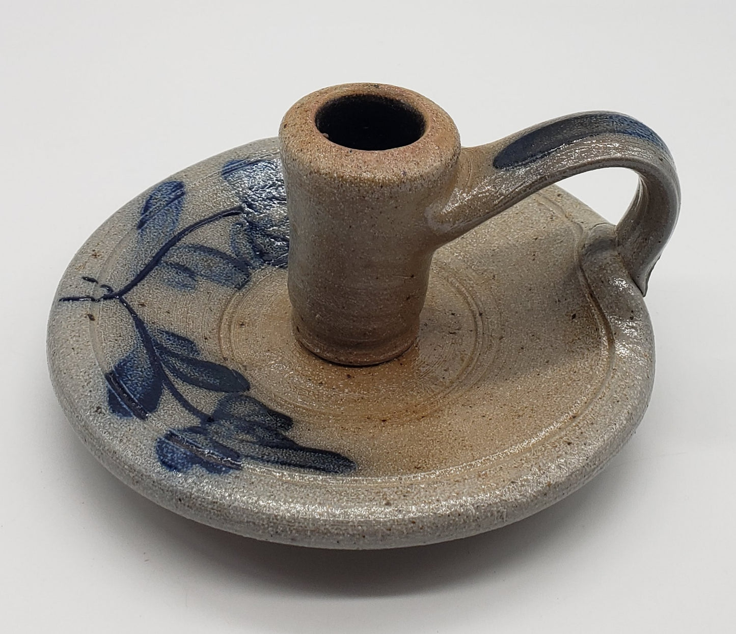 Rowe Pottery Works - Salt Glazed - Chamber Stick - Candle holder