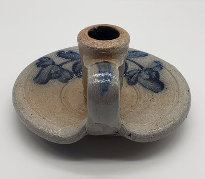 Rowe Pottery Works - Salt Glazed - Chamber Stick - Candle holder