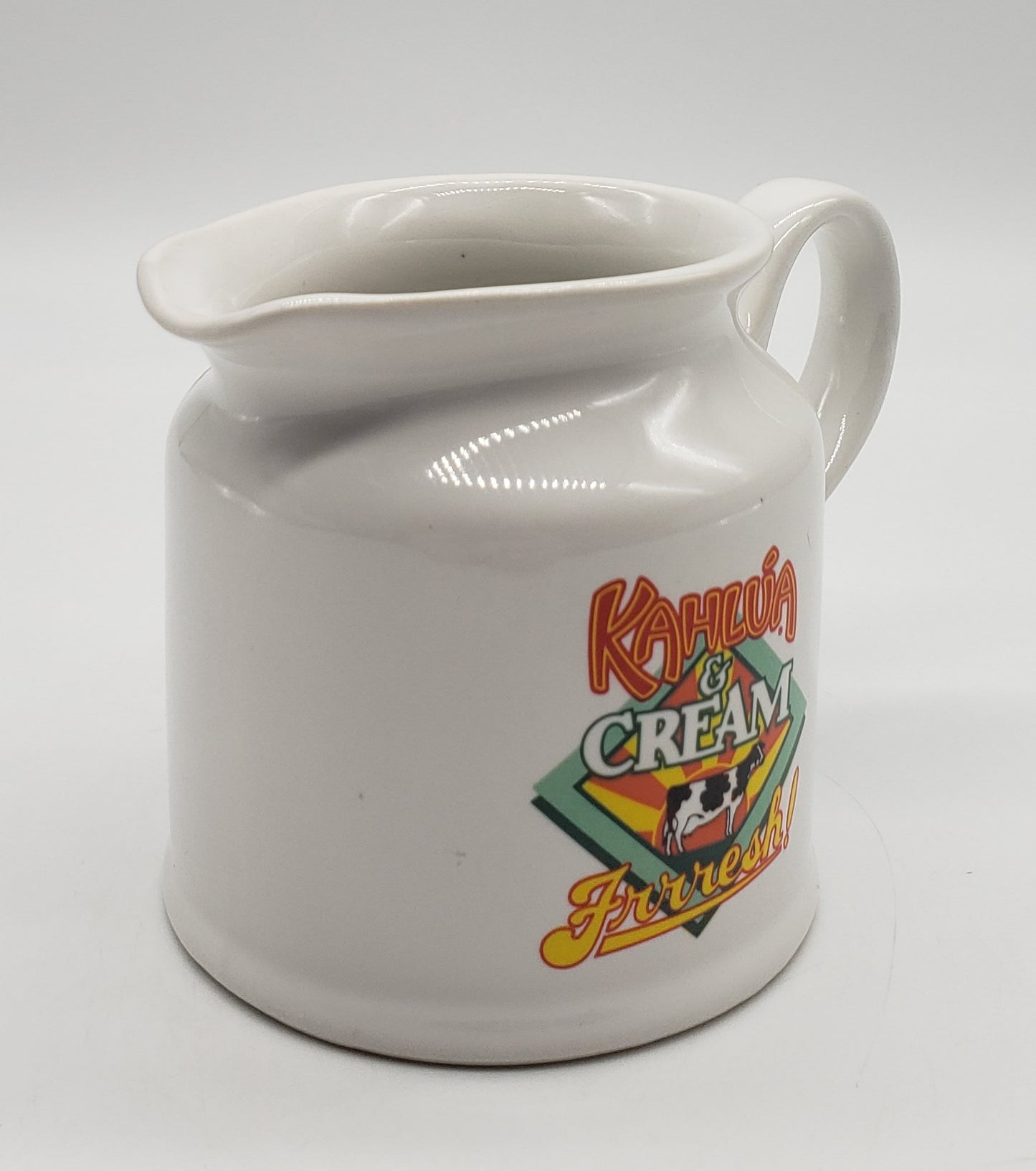 1980s Kahlua & Cream Frrresh! Coffee Creamer Pitcher