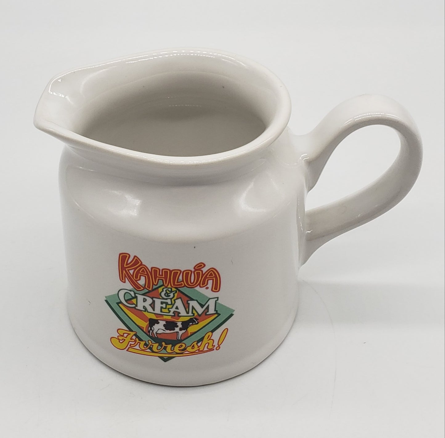 1980s Kahlua & Cream Frrresh! Coffee Creamer Pitcher