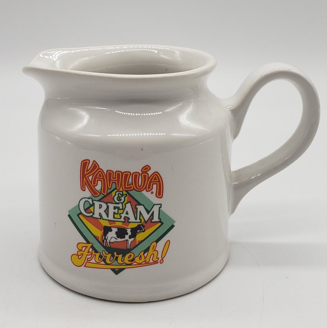 1980s Kahlua & Cream Frrresh! Coffee Creamer Pitcher