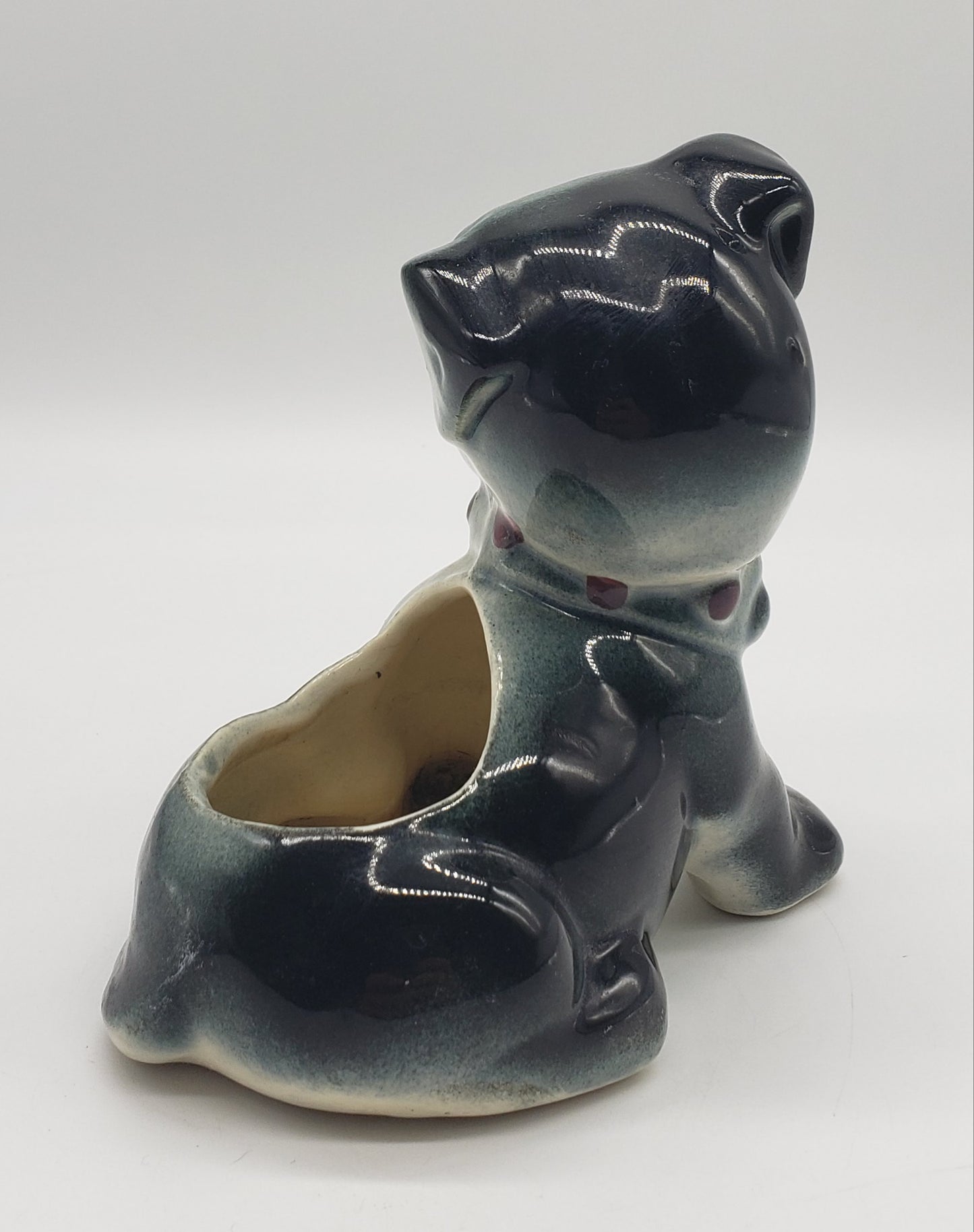 Vintage Puppy Dog Eyes Dog Planter, Unmarked