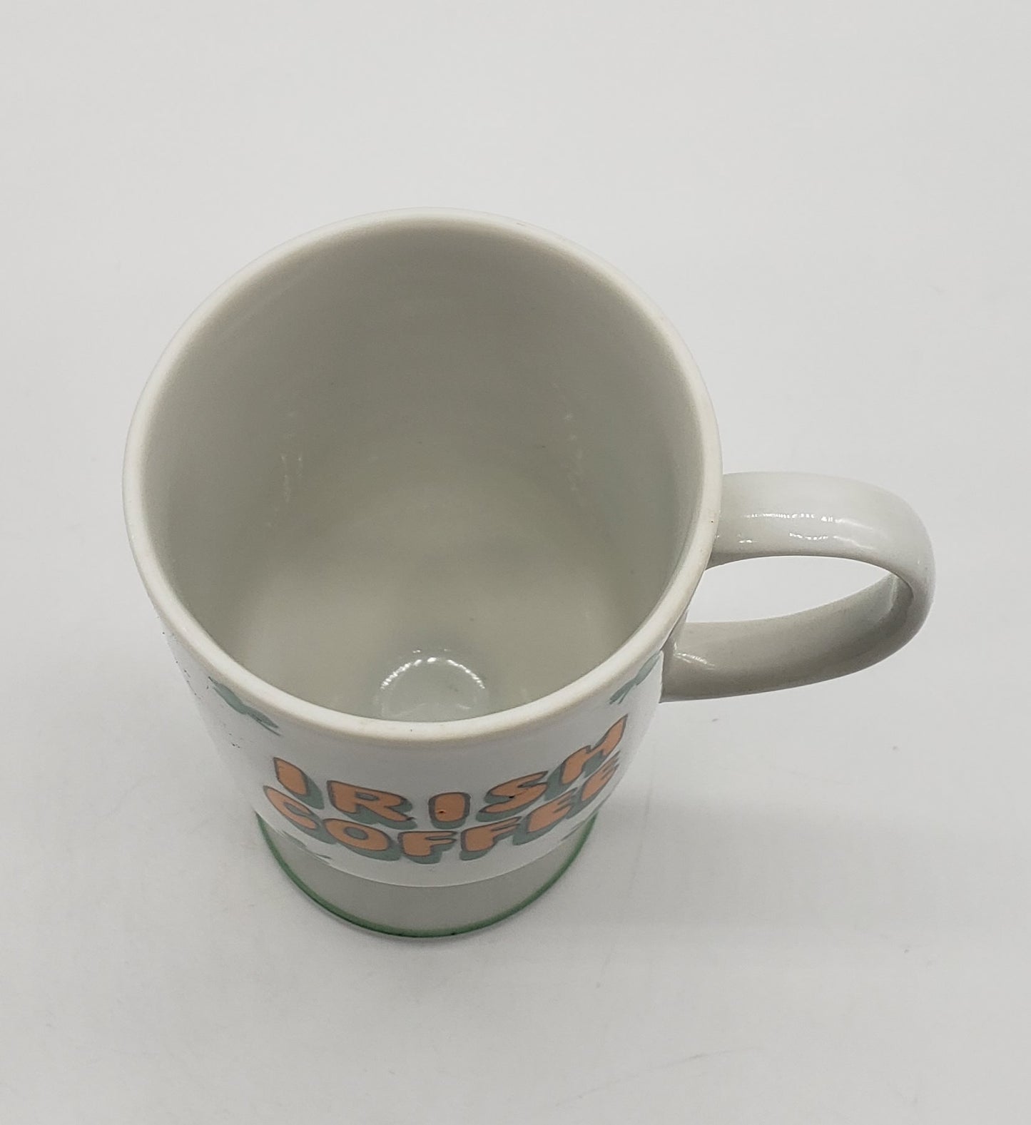 Vintage Irish Coffee Footed Mug Cup Enesco