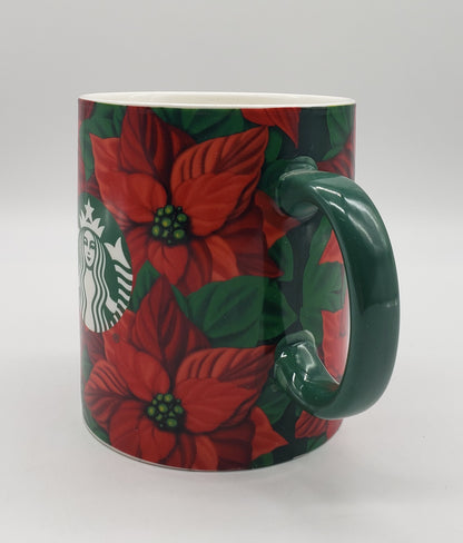 Starbucks Poinsettia 26 oz 2020 Coffee Cup Mug Red green Holiday