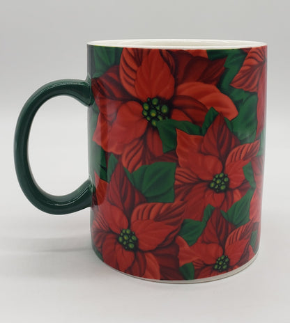 Starbucks Poinsettia 26 oz 2020 Coffee Cup Mug Red green Holiday