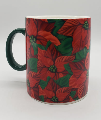 Starbucks Poinsettia 26 oz 2020 Coffee Cup Mug Red green Holiday