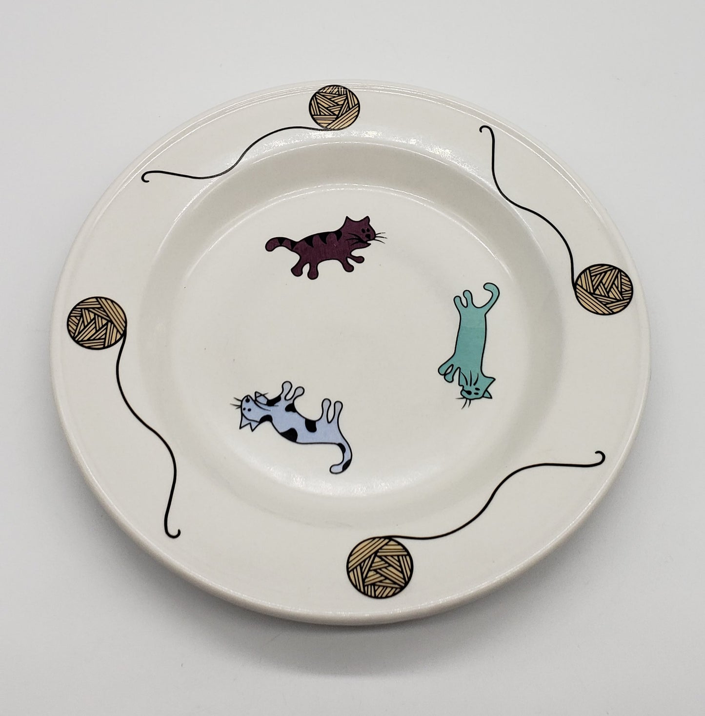 Citation Raining Cats & Dogs Salad Plate