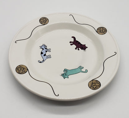 Citation Raining Cats & Dogs Salad Plate