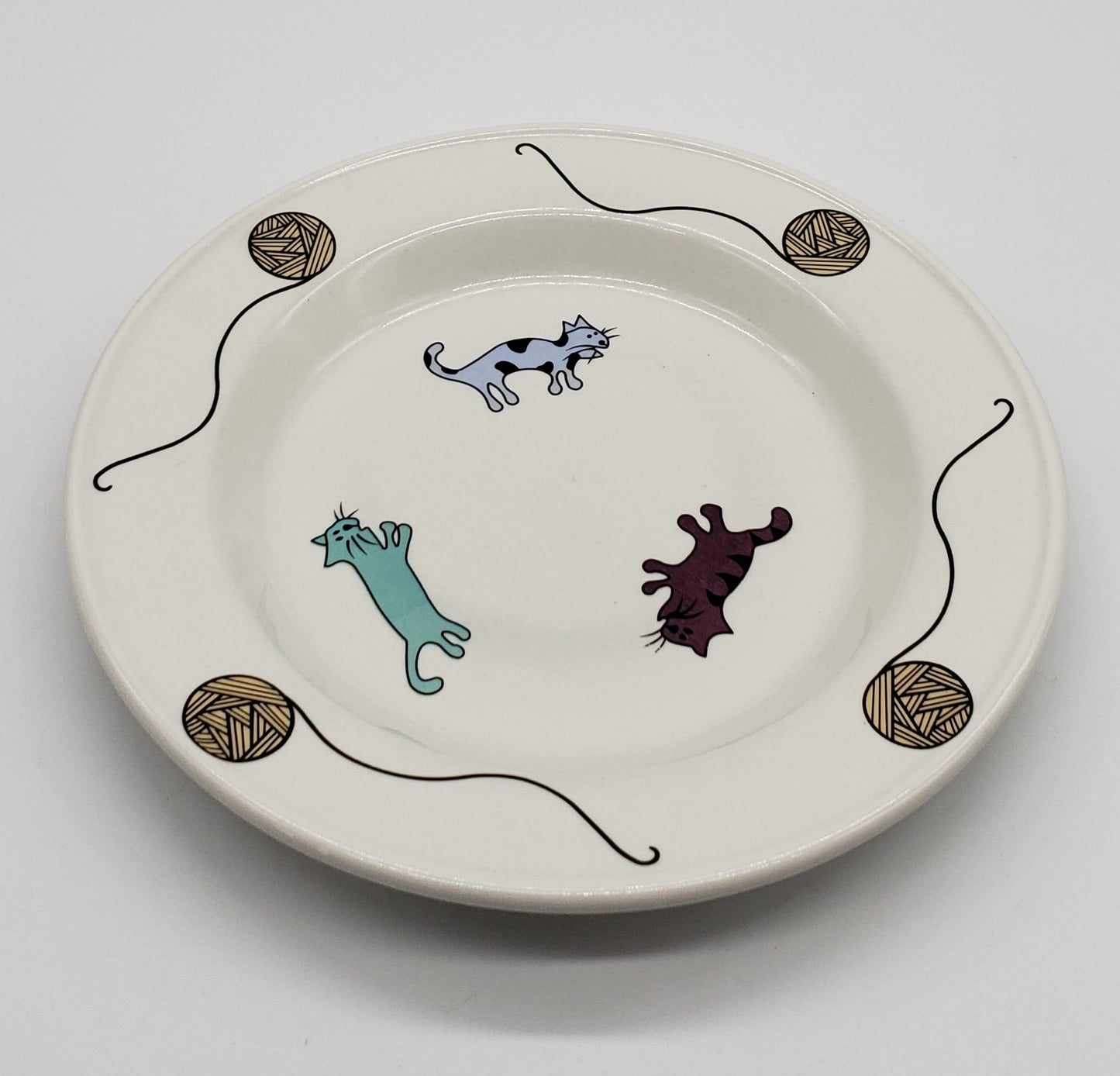 Citation Raining Cats & Dogs Salad Plate