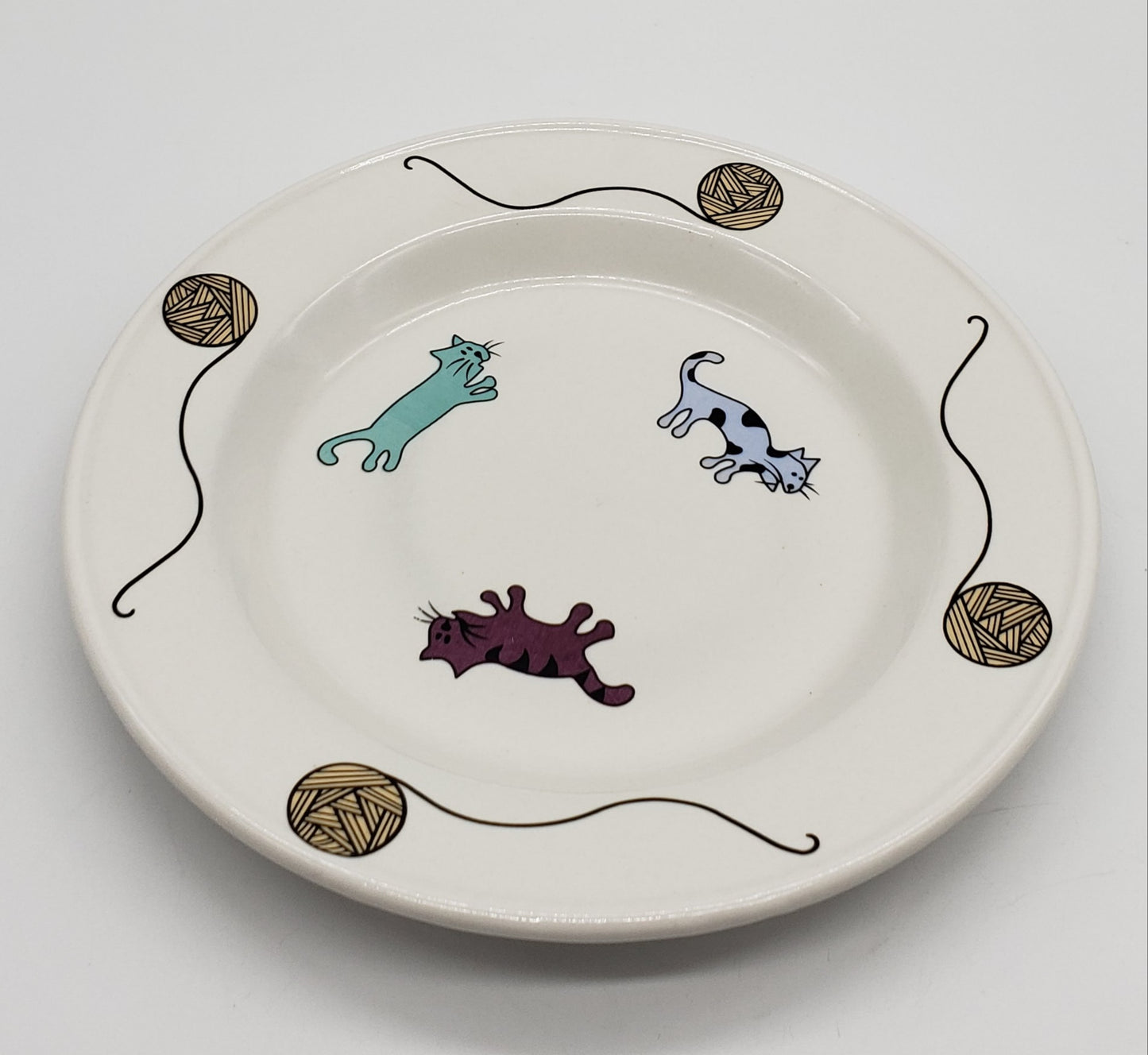 Citation Raining Cats & Dogs Salad Plate