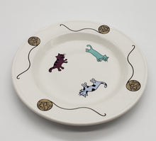 Load image into Gallery viewer, Citation Raining Cats &amp; Dogs Salad Plate
