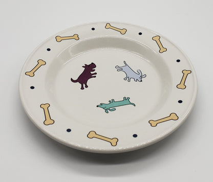 Citation Raining Cats & Dogs Salad Plate