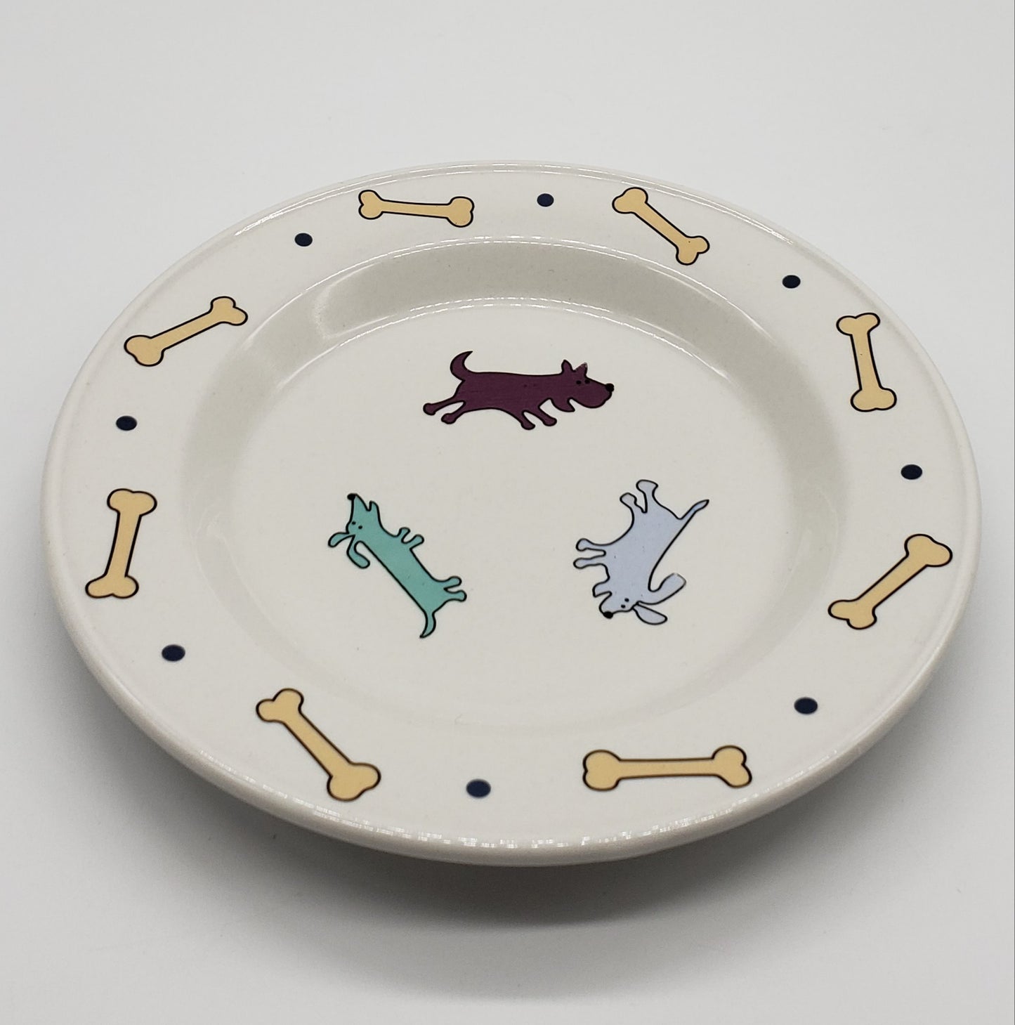 Citation Raining Cats & Dogs Salad Plate