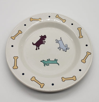 Citation Raining Cats & Dogs Salad Plate