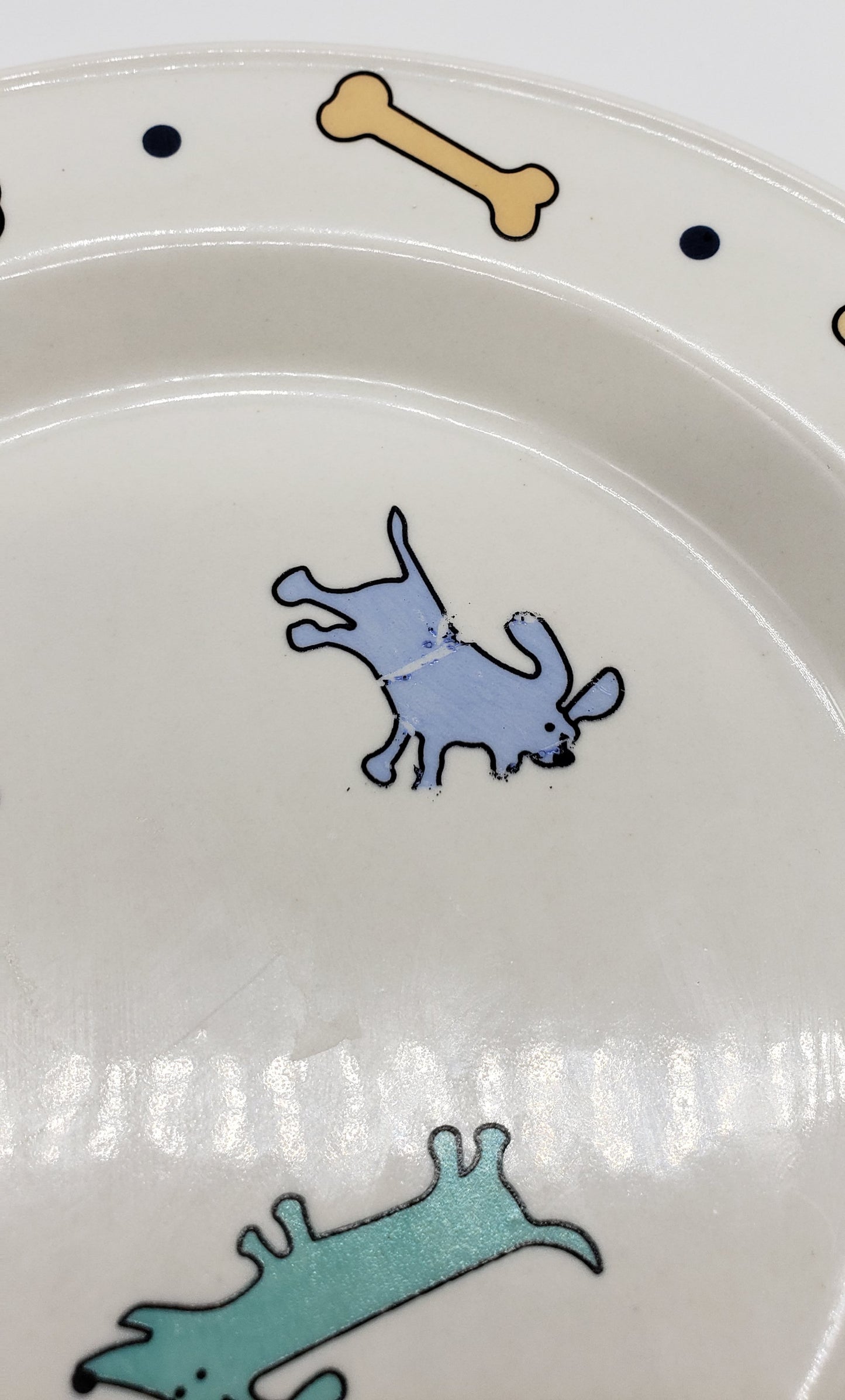 Citation Raining Cats & Dogs Salad Plate