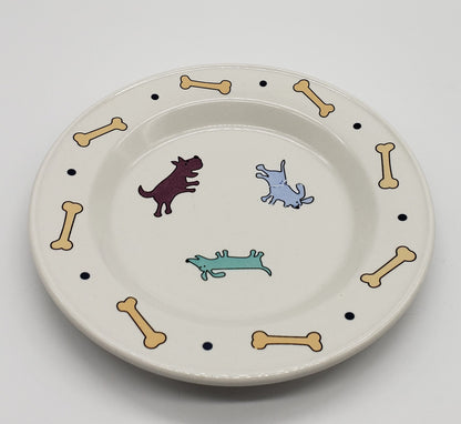 Citation Raining Cats & Dogs Salad Plate