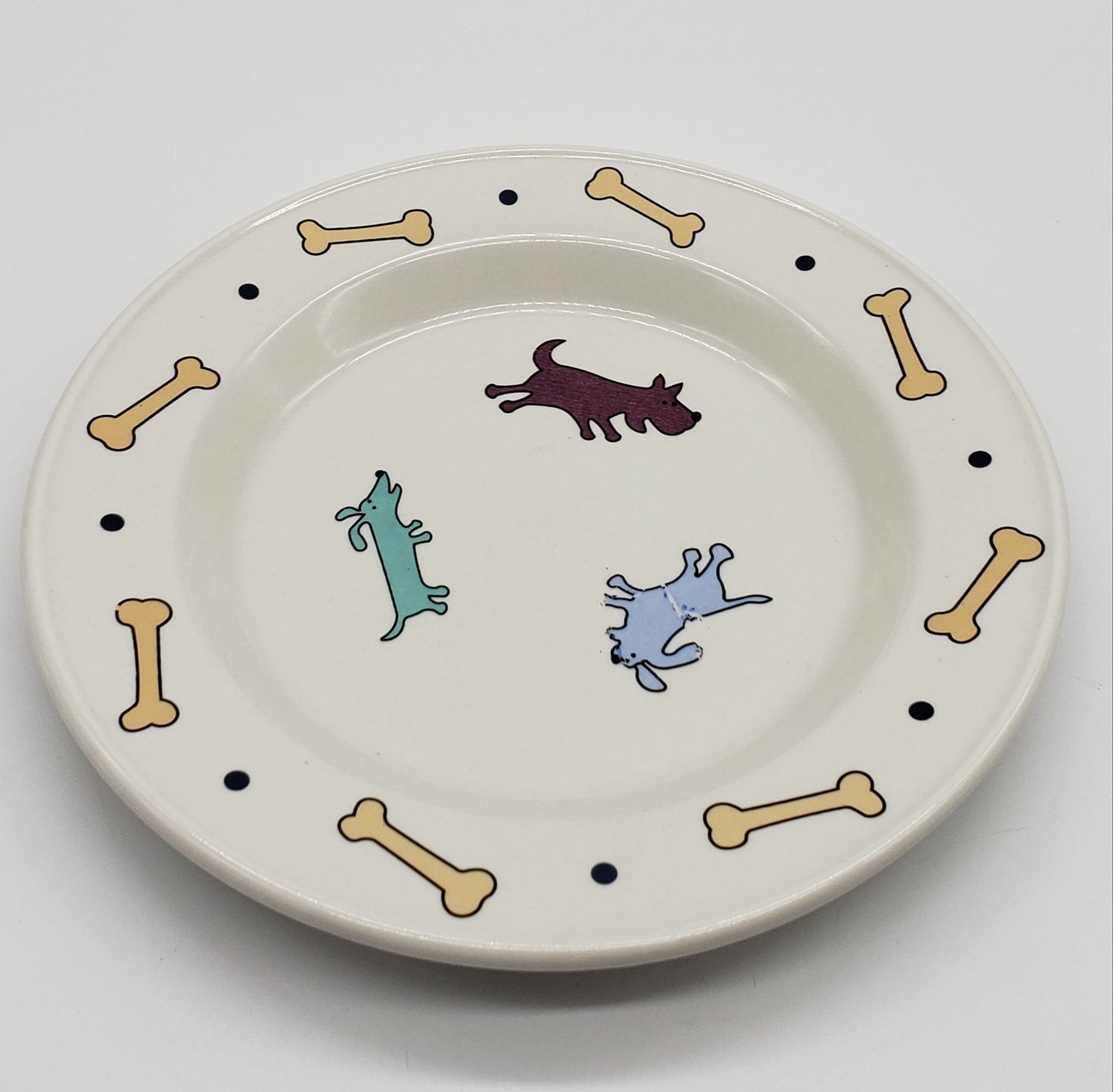 Citation Raining Cats & Dogs Salad Plate