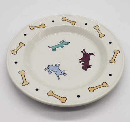 Citation Raining Cats & Dogs Salad Plate