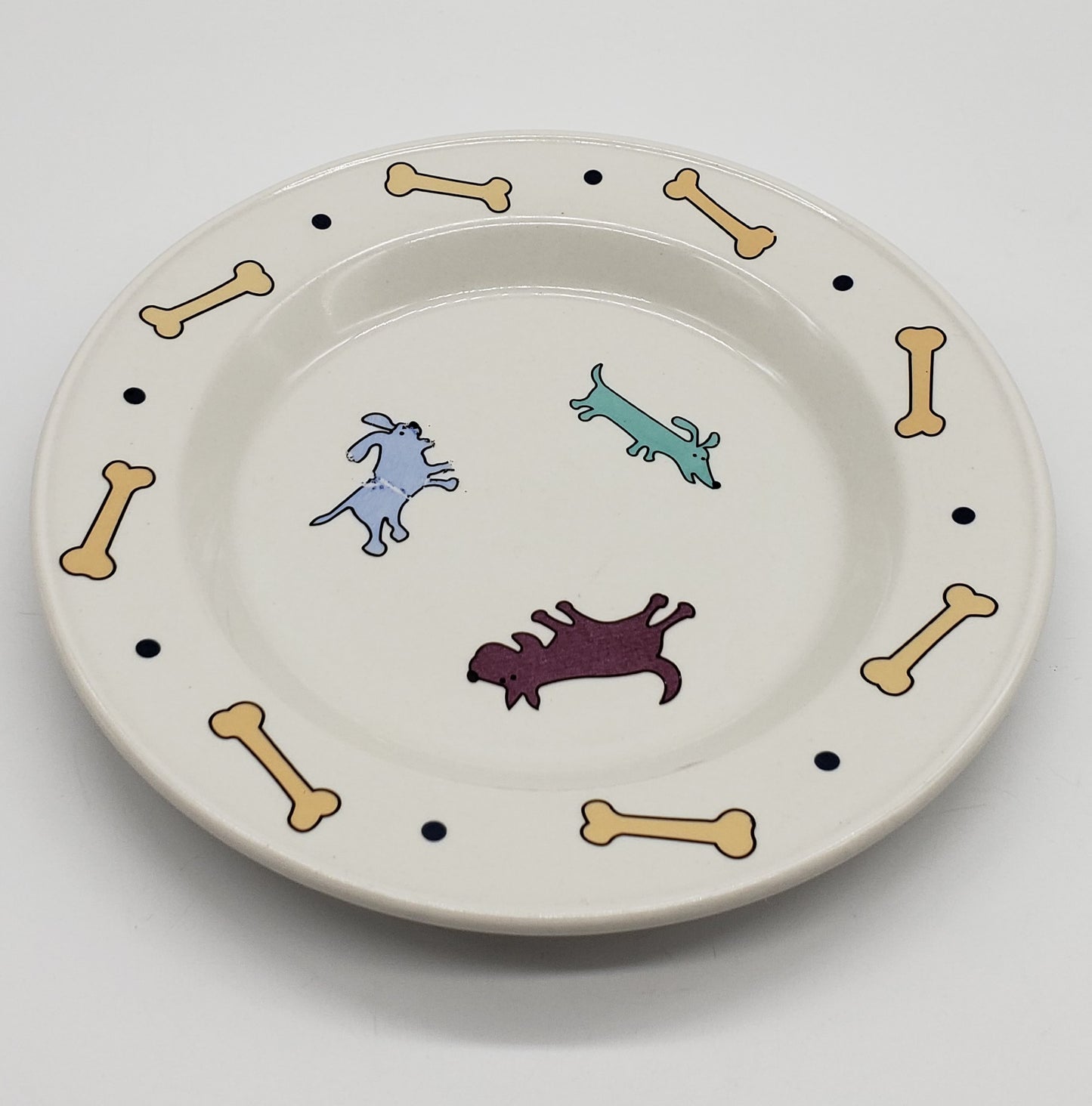 Citation Raining Cats & Dogs Salad Plate