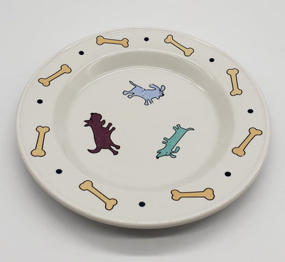 Citation Raining Cats & Dogs Salad Plate