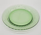 Pyrex Festiva Green Swirl Glass 10 3/4" D Dinner Plates