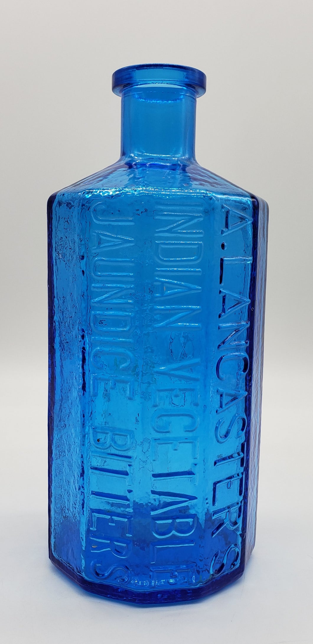 A. Lancaster's Indian Vegetable Jaundice Bitters Bottle by Wheaton