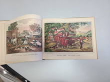 Load image into Gallery viewer, RARE!! 1952 CURRIER and IVES’ America FULL ALBUM 12&quot;x16&quot; - 80 COLORED PRINTS!
